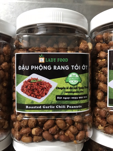 ❤️ 500gr Đậu phộng rang tỏi ớt Loại Ngon