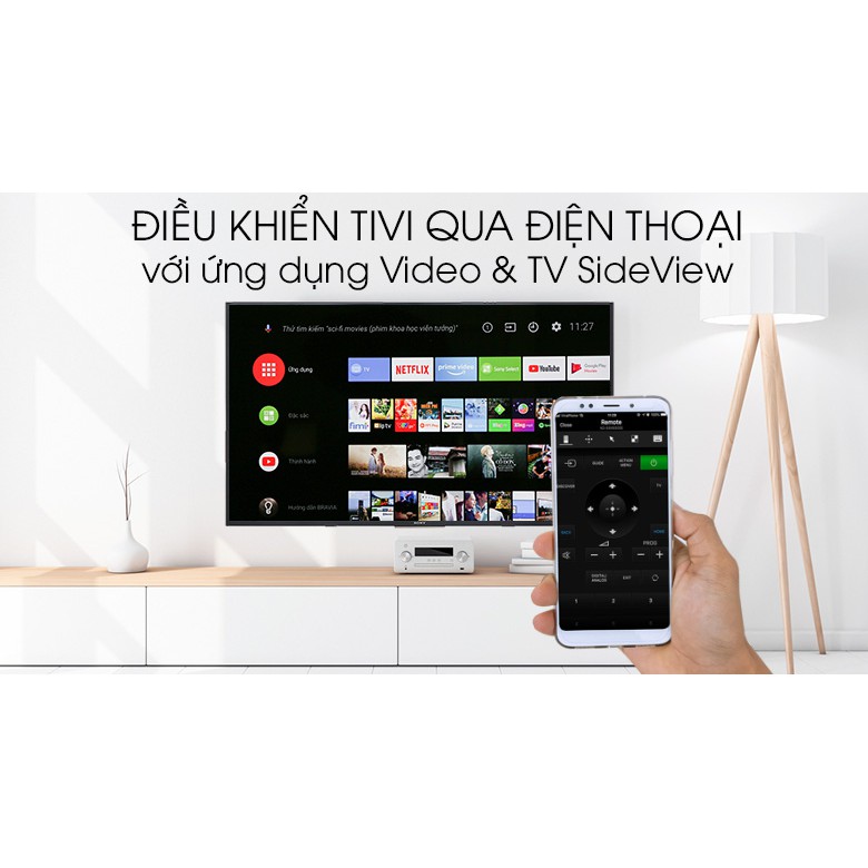 Tivi SONY 49 inch 4K Smart Tivi màu đen KD-49X8000G (vận chuyển miễn phí khu vực thành phố Hà Nội ) | BigBuy360 - bigbuy360.vn