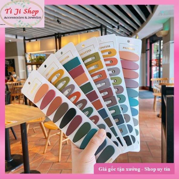 Kẹp Tóc Mái, Kẹp Tóc Trơn Màu Sắc Ngọt Ngào Hàn Quốc Xinh  Cho Nữ
