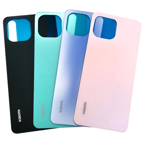 Nắp lưng Xiaomi Mi 11 Lite  - Chất liệu kính - Tặng kèm keo