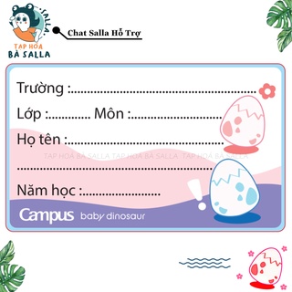 Nhãn Vở Zoo Campus [12 nhãn/túi]