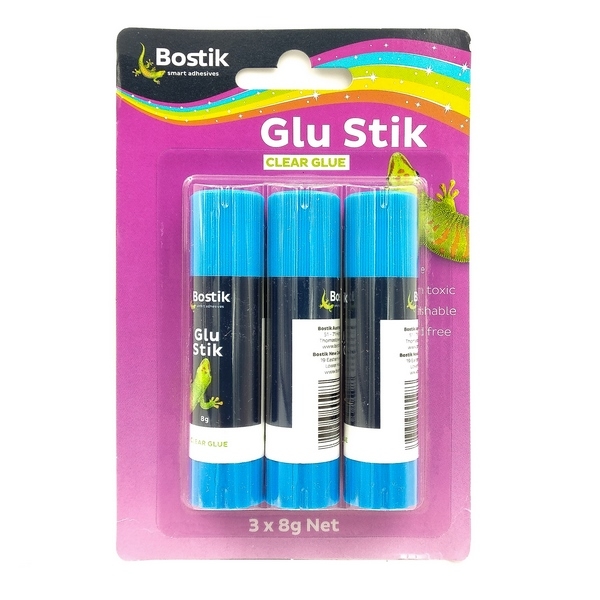 Vỉ 3 Hồ Khô Glu Stik 8G 30840362 - BOSTIK