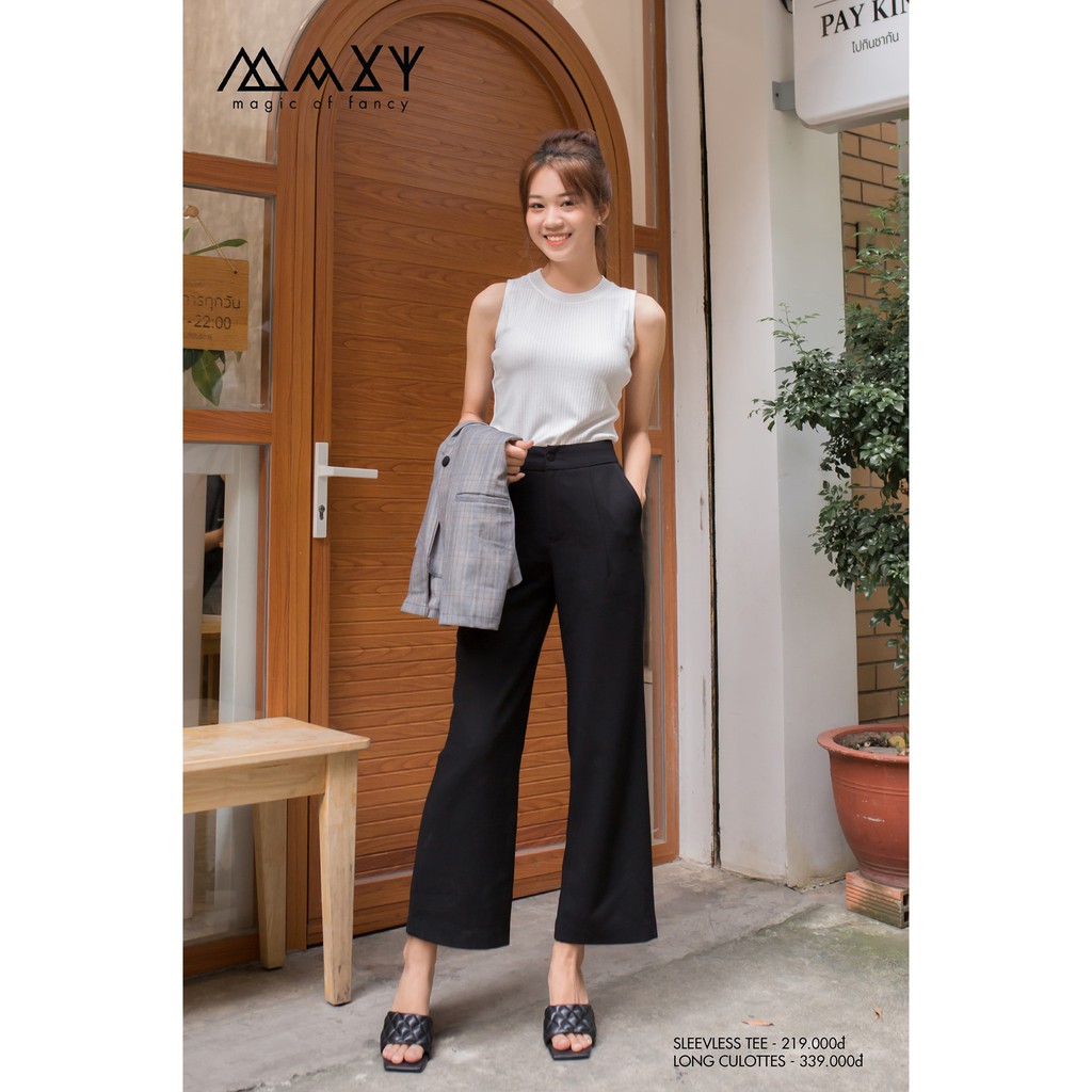 Quần nữ ống rộng suông dài long culottes Maxy Workshop | BigBuy360 - bigbuy360.vn