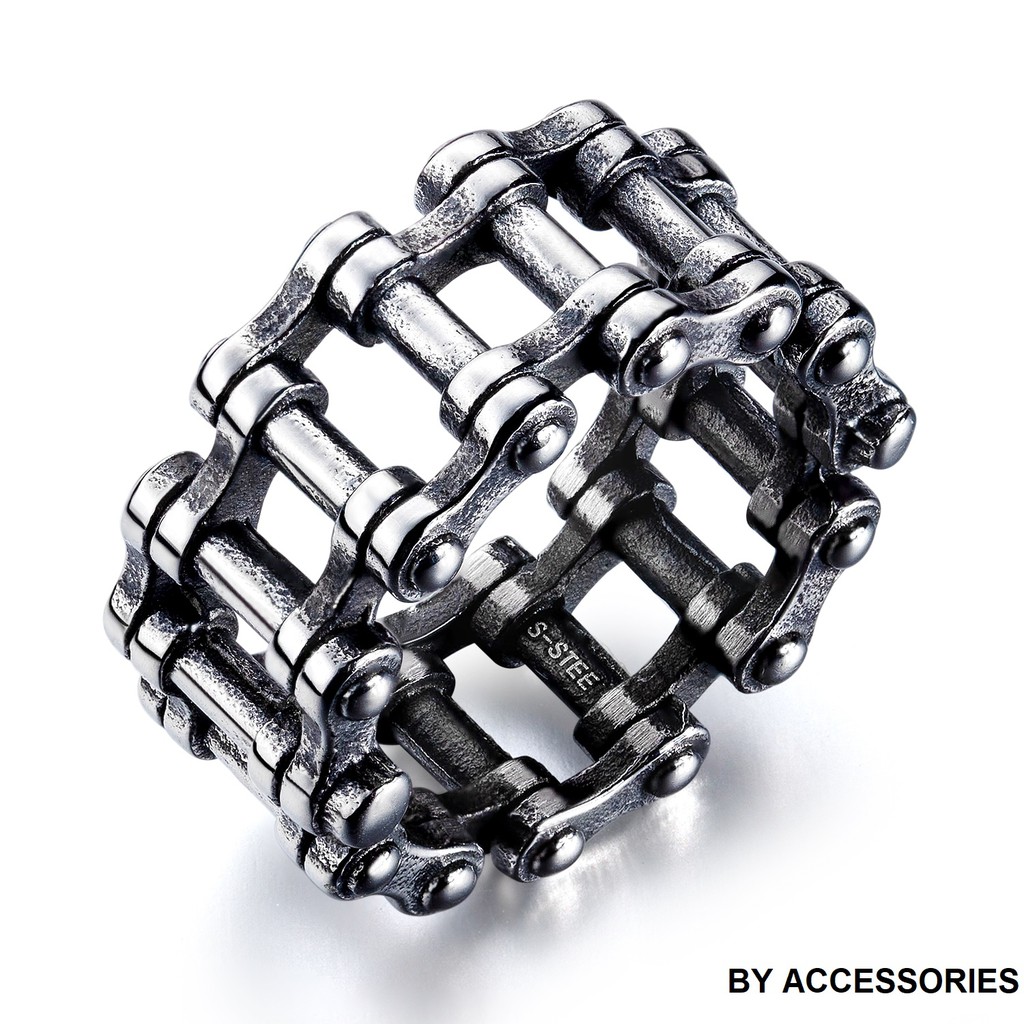 Nhẫn titan sên xe không gỉ MR190505