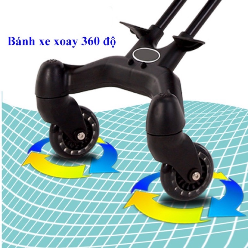 Xe đẩy cho bé, xe đẩy gấp gọn, xe đẩy du lịch cao cấp cho bé