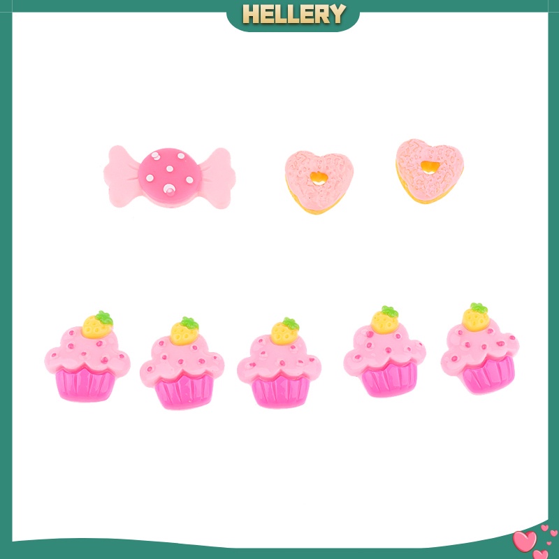 Set 20 Phụ Kiện Làm Trang Trí Sổ Tay Hình Que Kem Hoạt Hình DIY