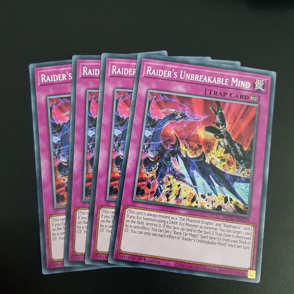 Lá bài Raider's Unbreakable Mind - MP21-EN210 - Common 1st Edition
