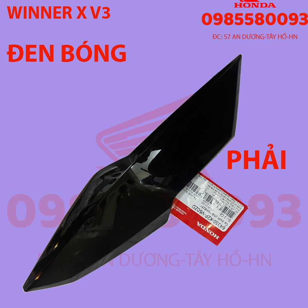 DÀN ÁO WINNER X V3 2022 MÀU ĐEN BÓNG