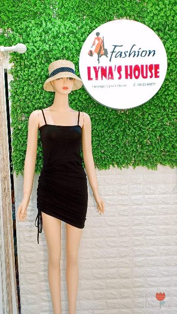 LH07 - Đầm Body 2 Dây Sợi Bún Rút Dây Đùi Sexy | BigBuy360 - bigbuy360.vn