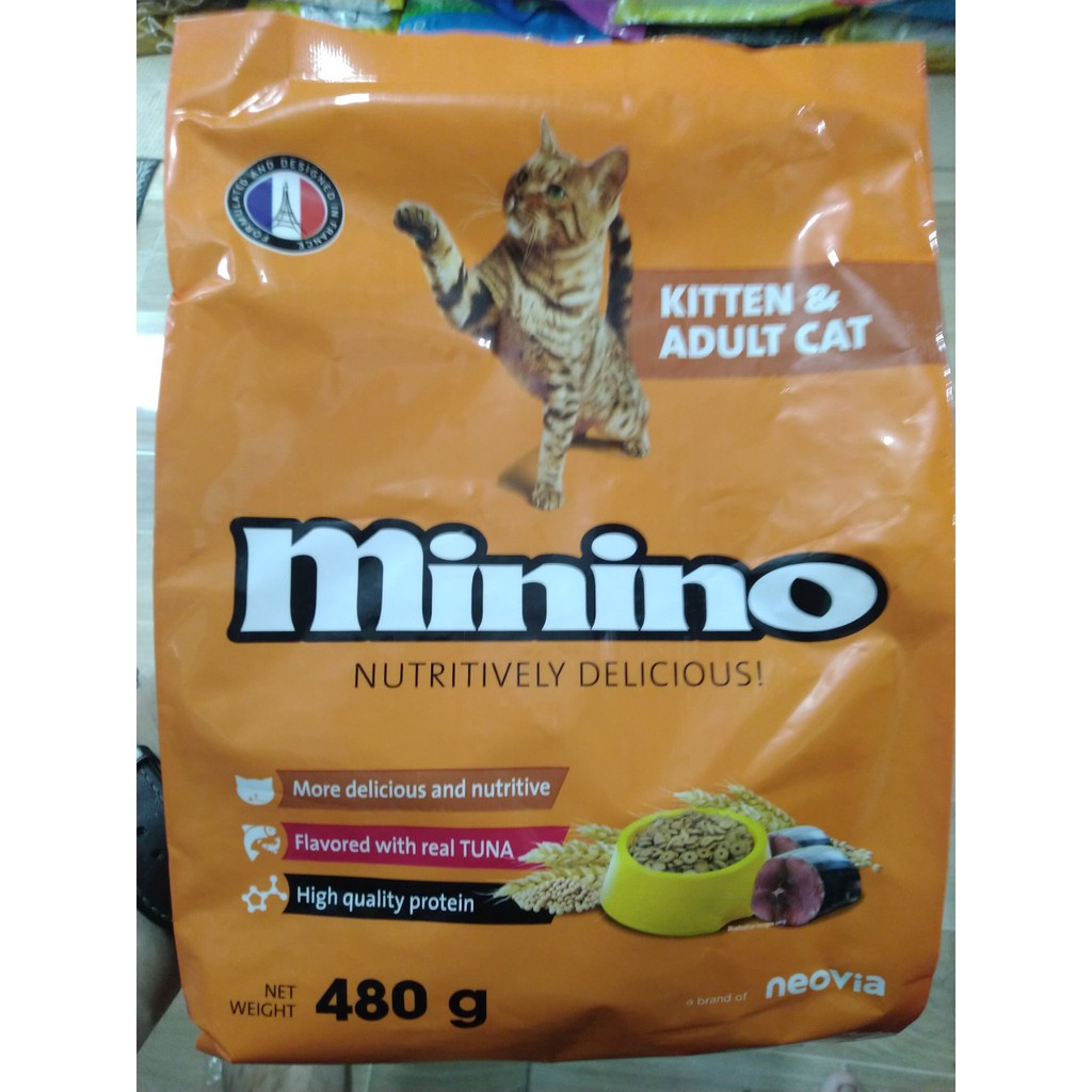 THỨC ĂN MÈO MININO 480Gr