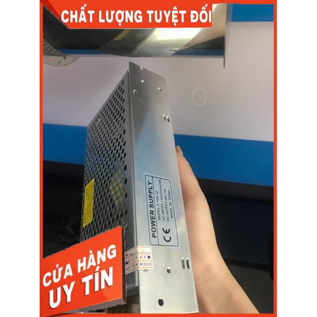 Máy bơm đôi + nguồn mini tăng áp hồi lưu tự ngắt HUA YOU 5244 phun thuốc, phun sương, tưới lan...15l/phút