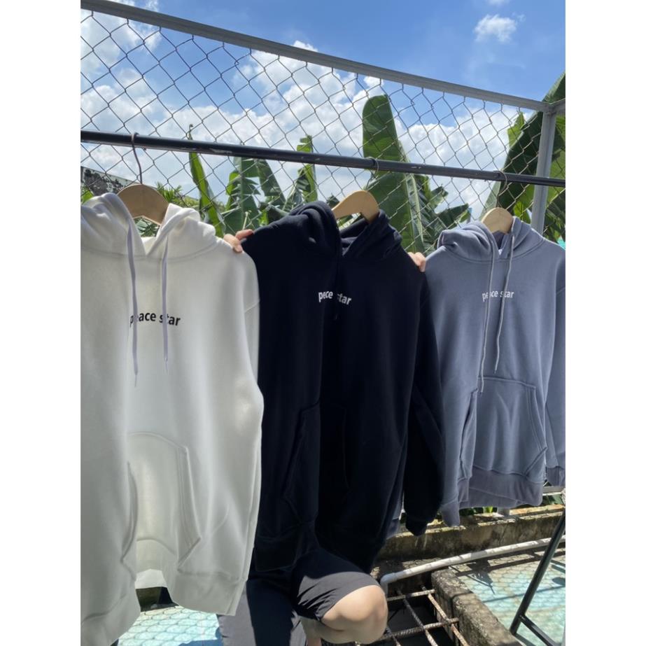 BÁN CHẠY Áo khoác hoodie nỉ siêu rẻ phù hợp nam nữ  PEACE STAR