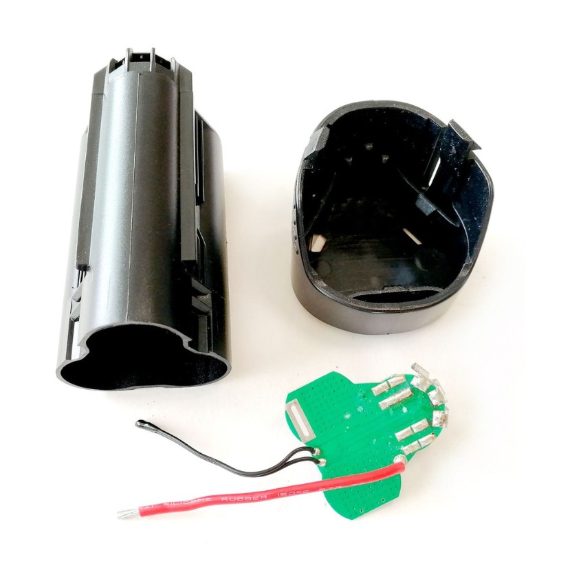 Bộ vỏ pin và mạch pin Bosch 10.8V Li-ion nhận sạc zin. BN.