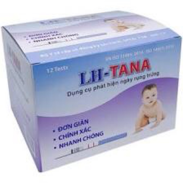 Hộp 12 que thử rụng trứng LH TANA