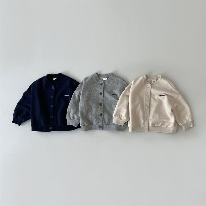 Mùa Đông Mới Bé Gái Và Bé Trai Cardigan
