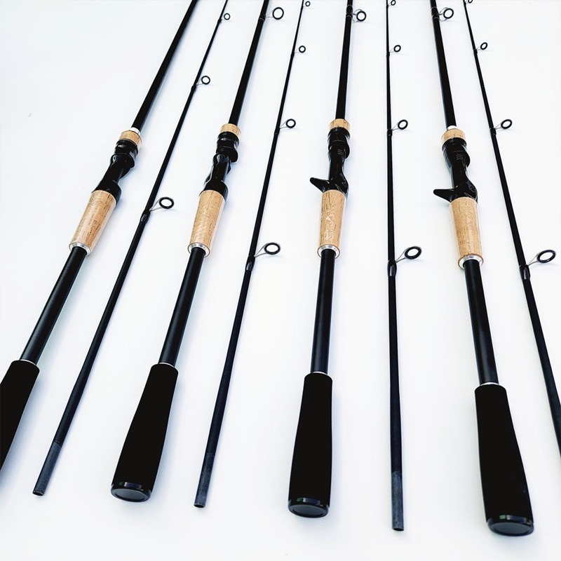 cần câu lure máy ngang và máy đứng carbon Mantis