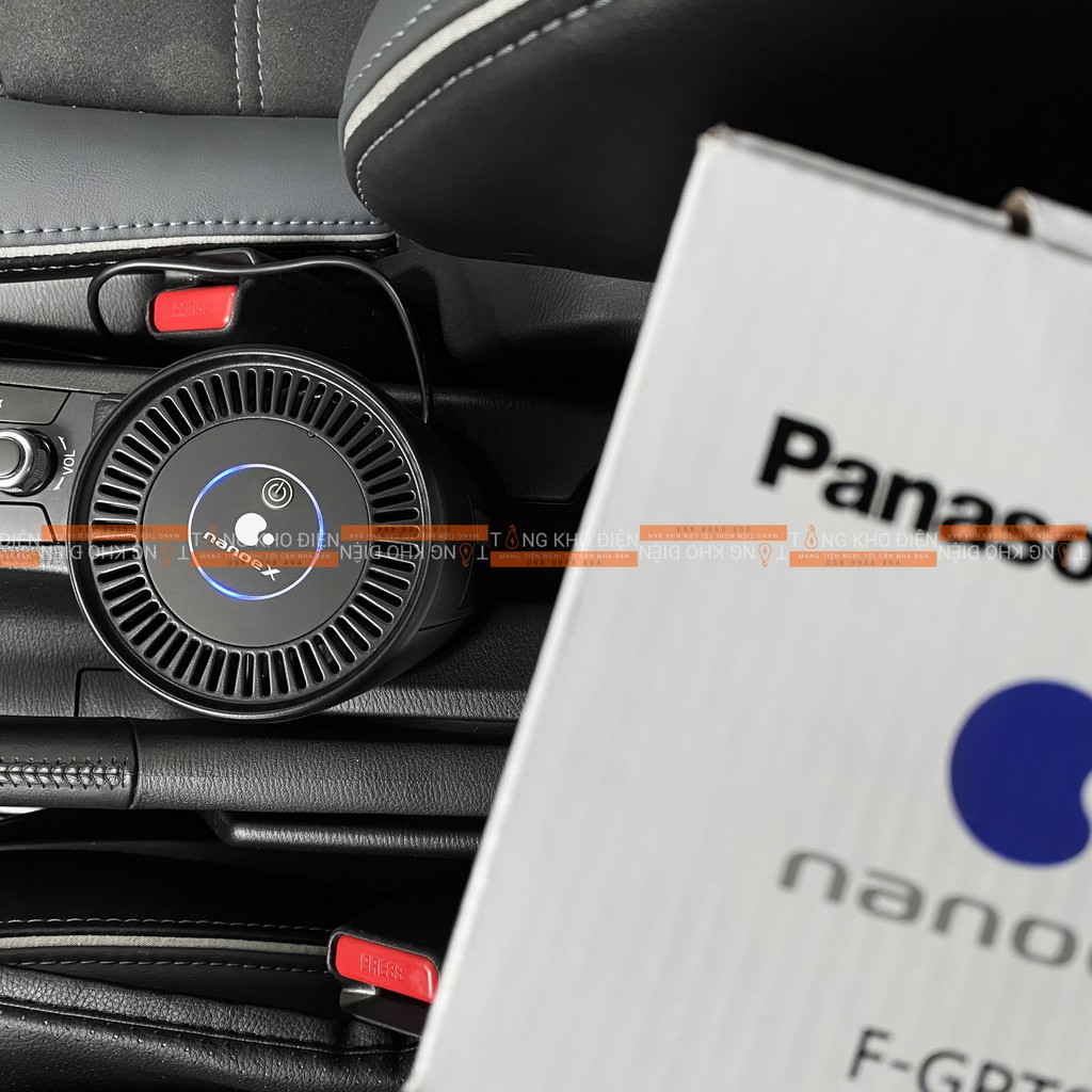 [Mã ELHA22 giảm 6% đơn 300K] Máy lọc không khí khử mùi ôtô F-GPT01A Panasonic công nghệ NanoeX [CHÍNH HÃNG]