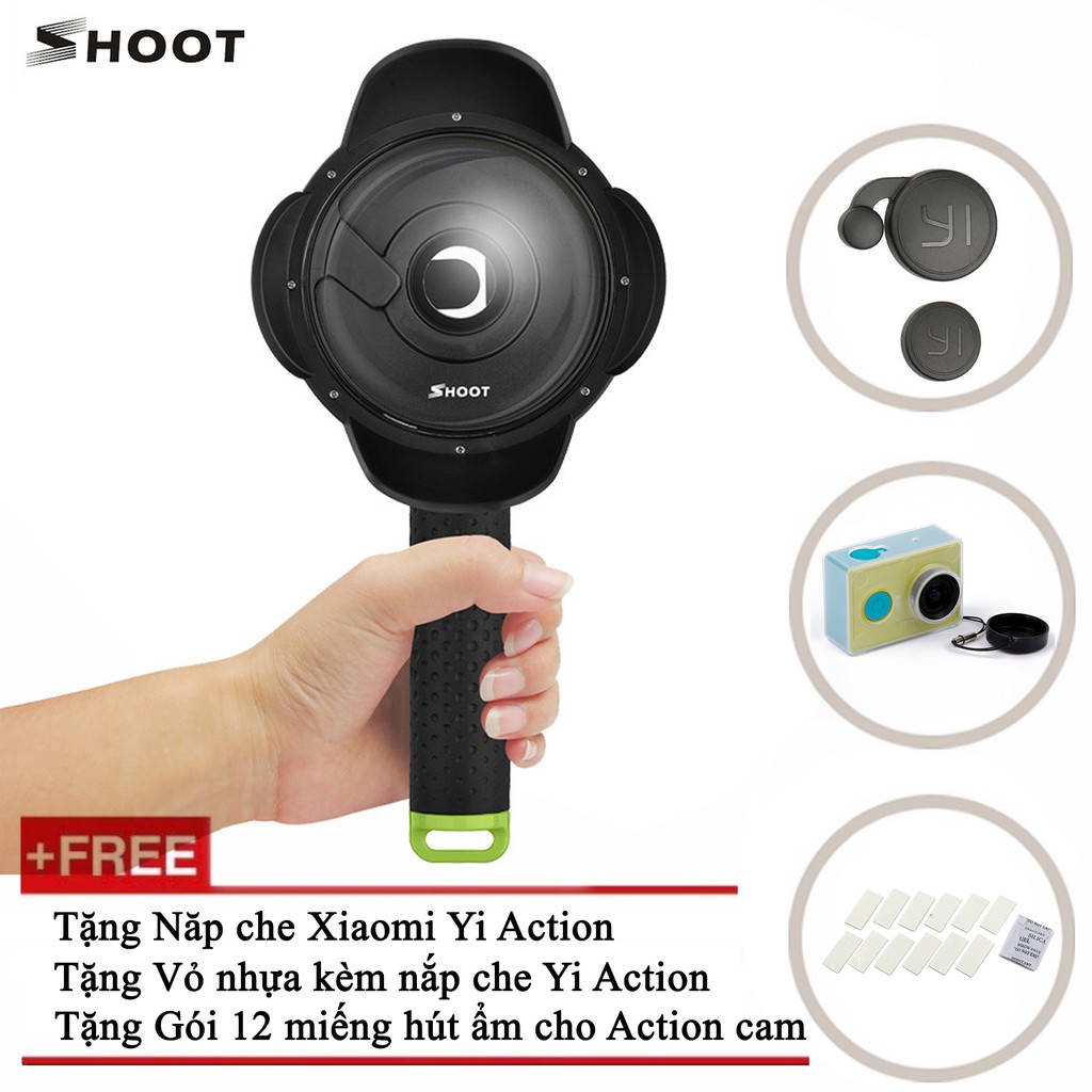 Dome port cho Xiaomi Yi Action hàng chính hãng SHOOT