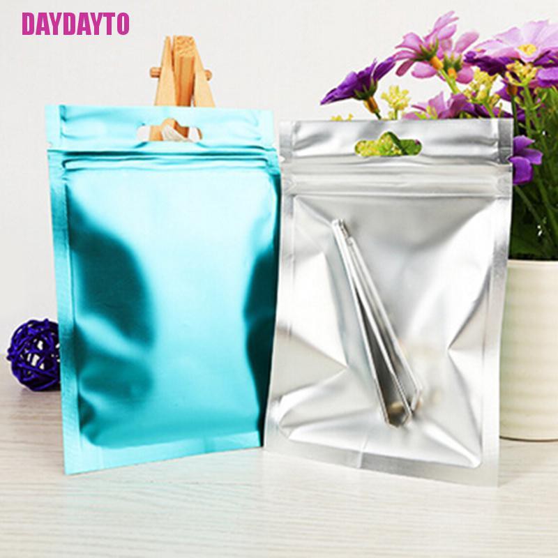[DAYDAYTO] Set 10 Túi Giấy Nhôm Phẳng Đựng Hoa Tulip Tự Dính