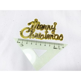 Chữ Merry Christmas trang trí Giangs sinh, trang trí cây thông noel