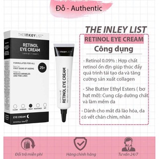 [Bill US] Kem dưỡng mắt Retinol eye cream-THE INKEY LIST