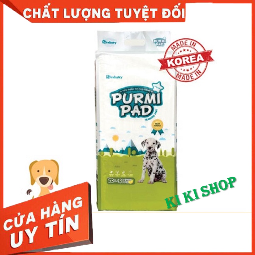 [GÍA SẬP SÀN] Purmi Pad- Miếng lót vệ sinh cho chó 50 miếng (40x50mm) – thấm hút mạnh, kháng khuẩn, không chất tẩy trắng