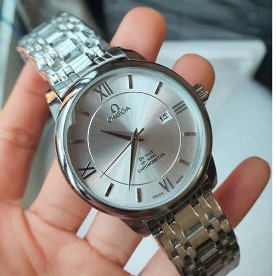 Đồng hồ nam Omega chính hãng đồng hồ nam dây kim loại cao cấp đồng hồ nam chống nước chống xước