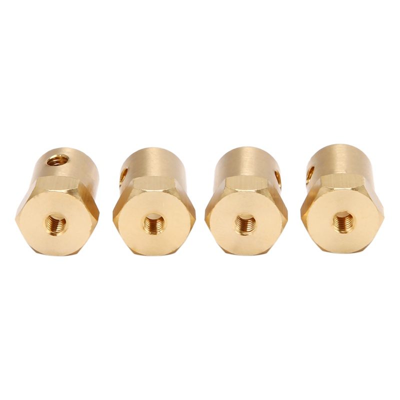 Bộ 4 Đầu Chuyển Đổi Bánh Xe 5mm Sang 12mm Cho WPL B14 B16 B24 B36 C14 C24 MN D90 D91 RC
