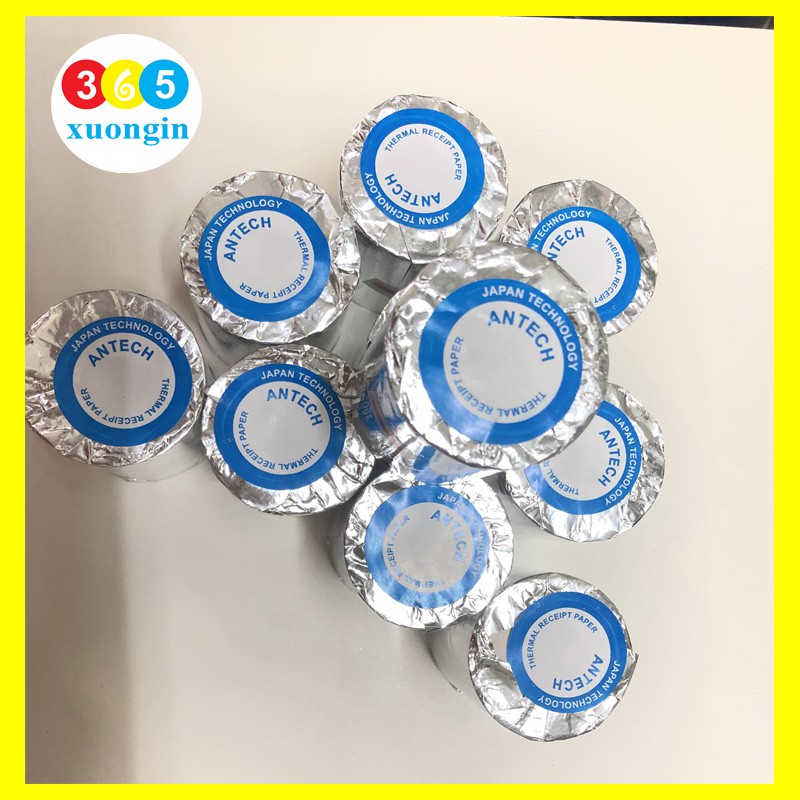 GIấy in bill k57, in hóa đơn k57 - Giấy in nhiệt k57x45 dành cho quán cà phê, trà sữa, trà chanh, shop quần áo,...