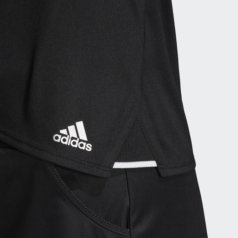 adidas TENNIS Áo phông 3 Sọc Nữ Màu đen FK6972