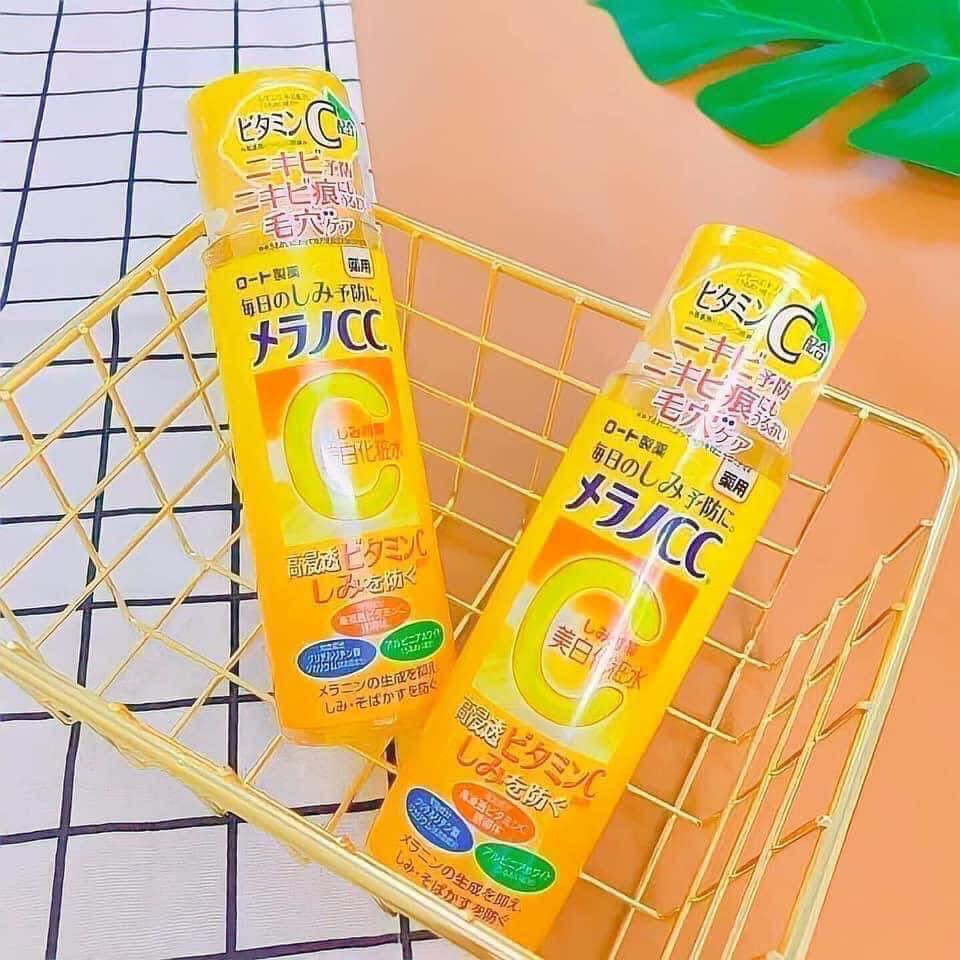 Nước Hoa Hồng Melano CC Rohto Sáng Da Mờ Thâm