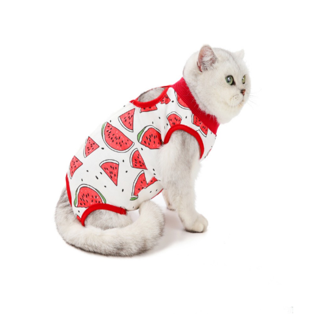 🌸 Áo Sát Nách Cotton Khử Trùng Sau Phẫu Thuật Cho Thú Cưng, Áo Chống Liếm, Chống Đi Đêm Chó Mèo