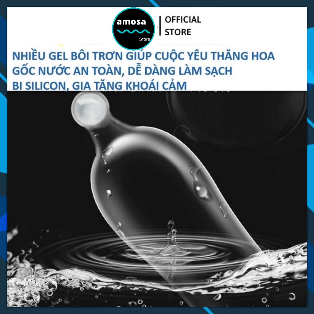 Hộp 5 bcs OLO siêu mỏng và 5 bi mềm tăng kích thước massa điểm G