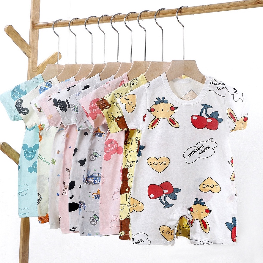 Bodysuit cho bé in hình chất cotton