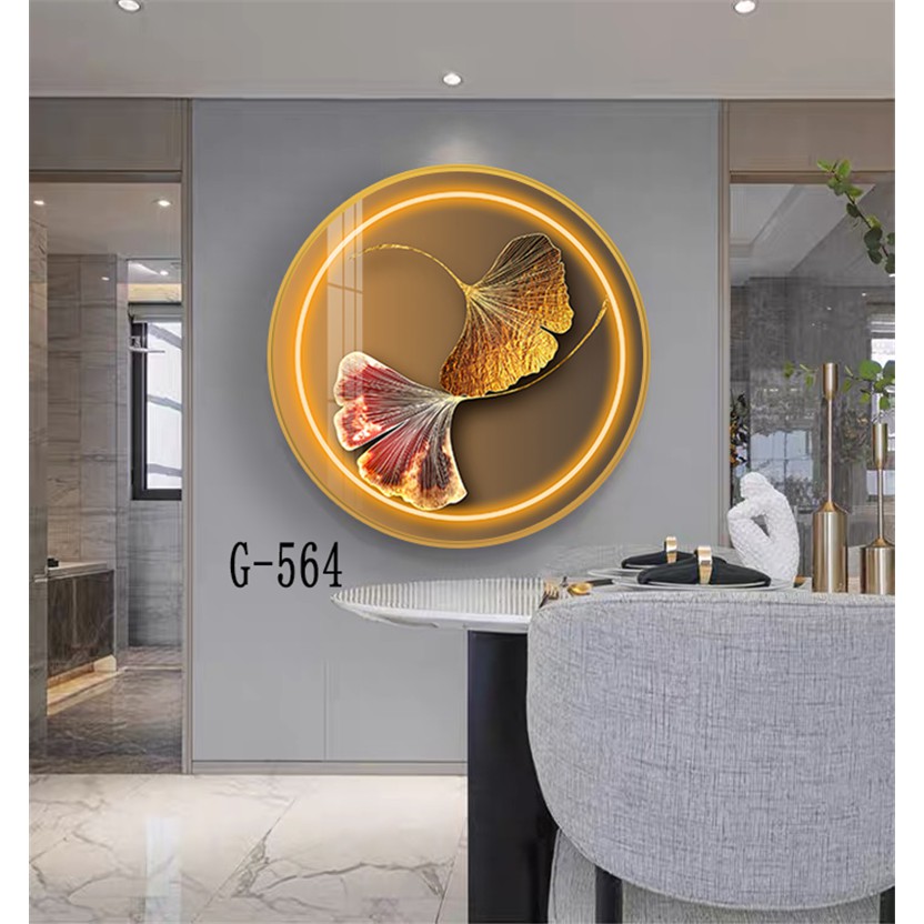 Tranh tráng gương thegioiquatangqh.vn, dáng tròn hoạ tiết đơn giản đẹp nhiều chủ đề