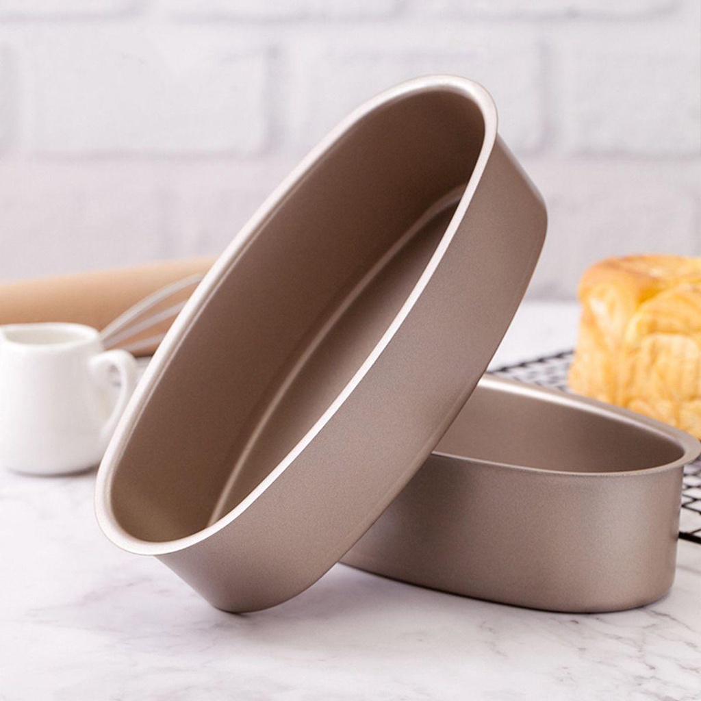 Khuôn Nướng Bánh Mì Hình Oval Bằng Thép Carbon Chống Dính Tiện Dụng Cho Nhà Bếp
