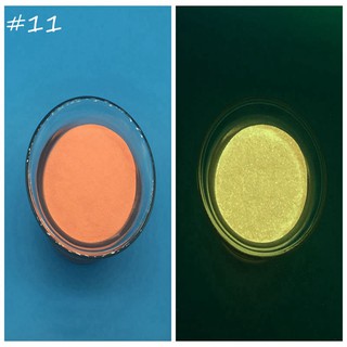 20 gram Bột dạ quang phát sáng trang trí (da cam)