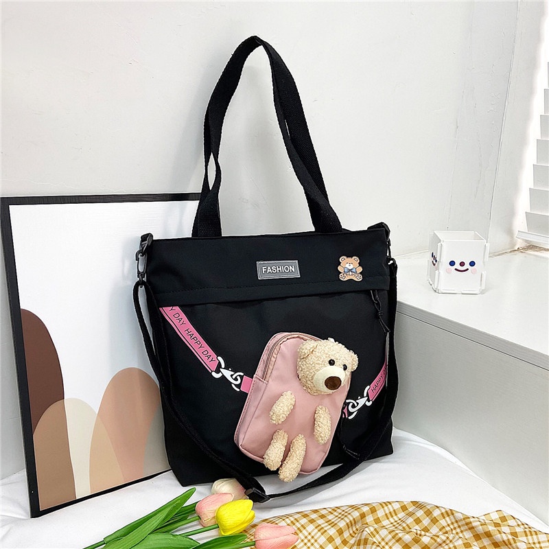 Túi Xách Canvas Cỡ Lớn Thiết Kế Đơn Giản Thời Trang Cho Nữ