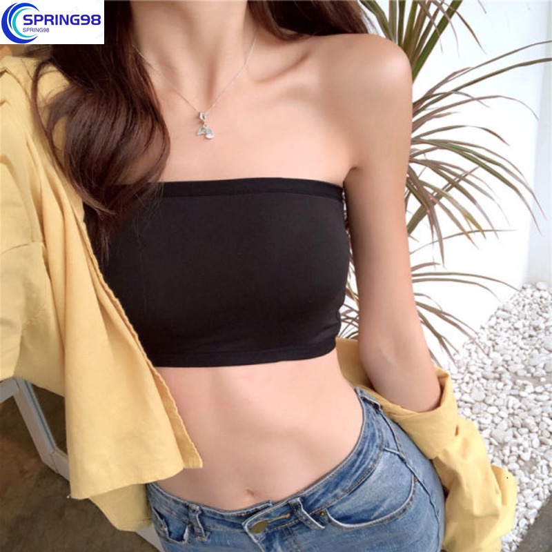 Spring98 Shop Áo Lót Ống Thời Trang Mùa Hè Phong Cách Hàn Quốc Dành Cho Nữ