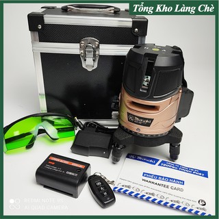 Máy Cân Mực Bắn Cốt Laser Tia Xanh Masaki - MSK666 Có Điều Khiển - Máy Cân Bằng Laser Tặng Kèm Chân Đế 1m2