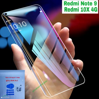 Cường lực Redmi 10X 4G / Redmi Note 9 trong suốt loại tốt chất đẹp cao cấp ( tặng keo ) 2