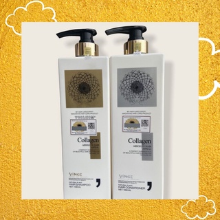 Cặp dầu gội hư tổn colagen vinge hàng chính hãng