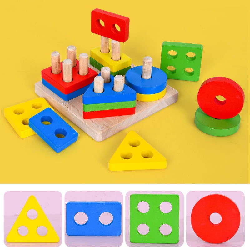 [Mã LIFEXANH24 giảm 10% đơn 99K] Đồ chơi trí tuệ cho bé, combo 4-7 món giáo cụ montessori dochoigo.vn