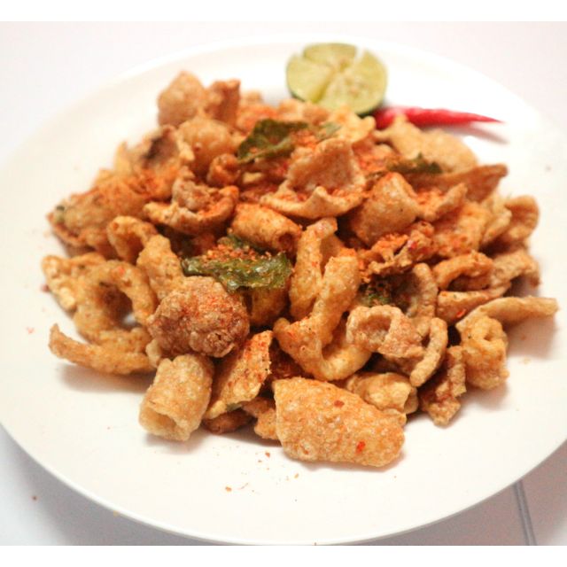 [Mã 267FMCGSALE giảm 8% đơn 500K] Bì lợn chiên giòn lắc gia vị chuẩn Keto/DAS (100gr)