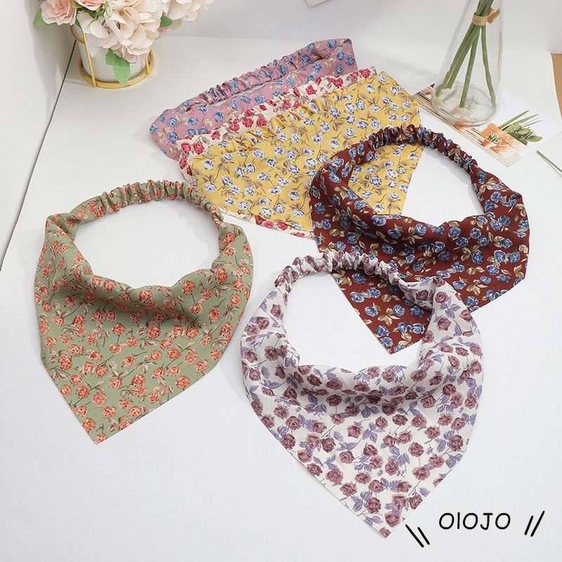 Khăn Turban Đeo Đầu Họa Tiết Hoa Thời Trang Phong Cách Bohemia Cho Nữ