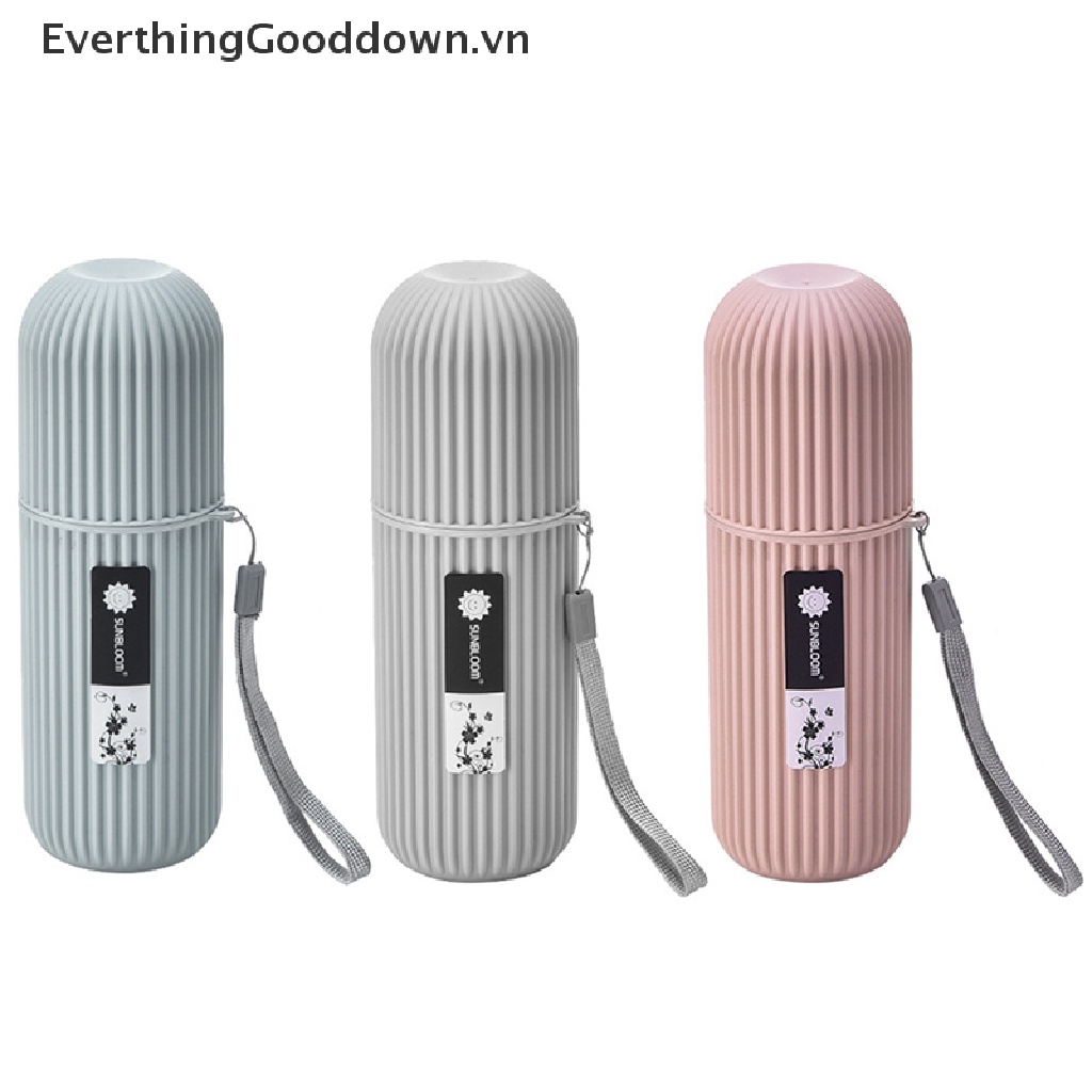 Everthinggooddown Hộp Đựng Bàn Chải Đánh Răng Du Lịch Tiện Lợi