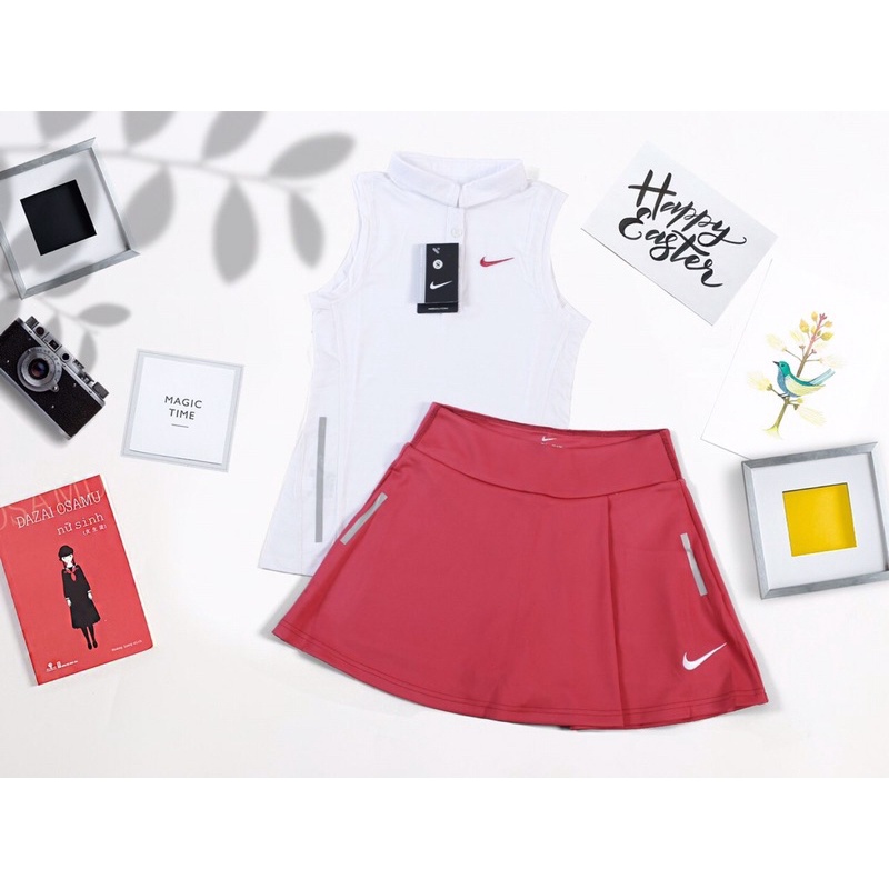 Bộ váy Tennis, cầu lông, thể thao thời trang cao cấp đẹp giúp bạn tự tin thoải mái Thusport