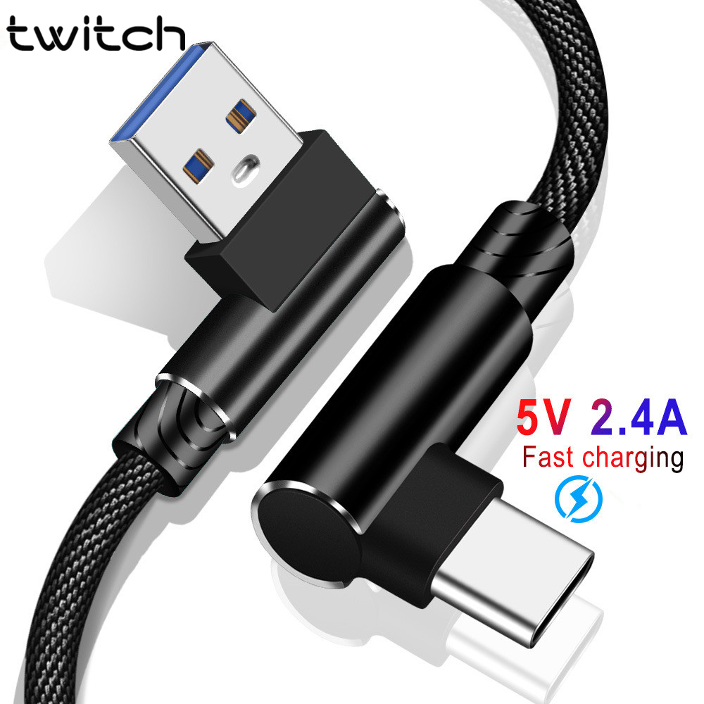 Cáp Sạc Nhanh Twitch Micro Usb Type C Hỗ Trợ Truyền Dữ Liệu Cho Điện Thoại