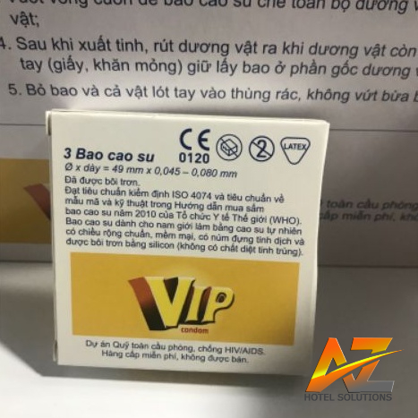 Bao cao su VIP giá rẻ cho gia đình , nhà nghỉ , khách sạn