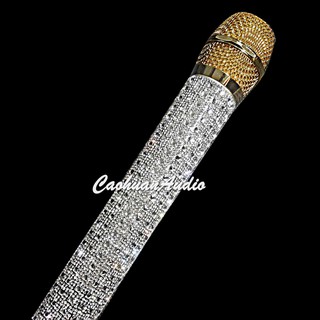 Vỏ bọc micro đính đá - Vỏ bọc tay micro sang chảnh
